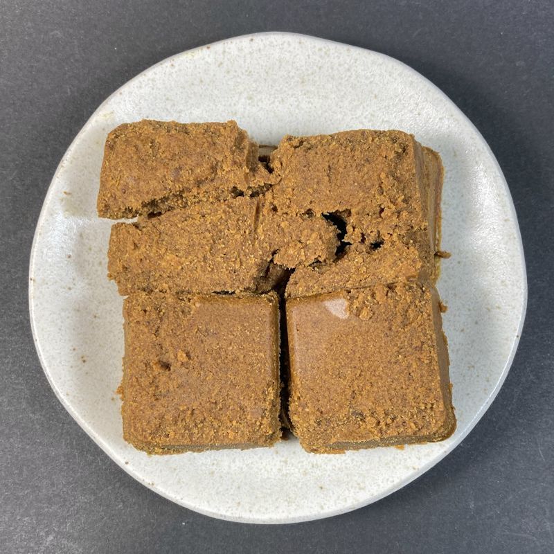 かぞくのためのカレールウ。 甘口のカレールウ裏側